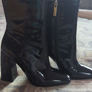 Iridescent High Heeles Boots Size 6.5 New